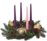 🕯️ christmas advent wreath candleholder - roman berries and pears fruits - holiday 24119 new logo