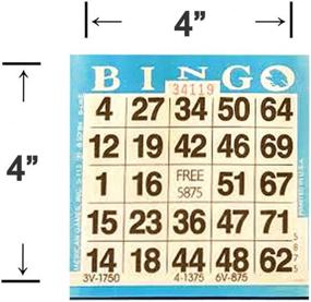 img 1 attached to 500 Sheets of American Games 1-Blue Bingo Paper