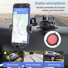 img 3 attached to Беспроводное зажимное зарядное устройство для приборной панели и лобового стекла.