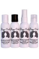 🧳 rizos curls 4-step travel kit: curl defining cream, shampoo, conditioner, refresh & detangle (2 fl oz each) - curly hair essentials logo