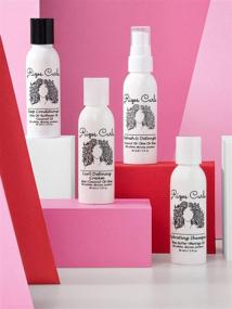 img 3 attached to 🧳 Rizos Curls 4-Step Travel Kit: Curl Defining Cream, Shampoo, Conditioner, Refresh & Detangle (2 fl oz each) - Curly Hair Essentials