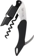 🍾 vintorio professional waiters corkscrew: ultimate wine key with ergonomic rubber grip, beer bottle opener and foil cutter - 1 pack logo