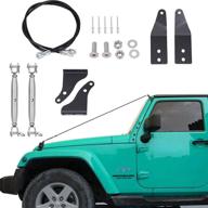 bordan limb risers kit for jeep jk (2007-2017) - jungle protector obstacle eliminator rope set (2 pcs) logo