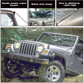 img 2 attached to BORDAN Limb Risers Kit for Jeep JK (2007-2017) - Jungle Protector Obstacle Eliminator Rope Set (2 PCS)