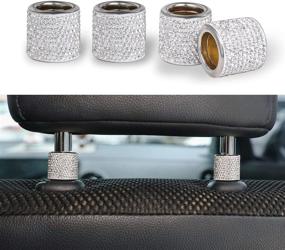 img 4 attached to JUSTTOP Headrest Decoration Rhinestone Accessories