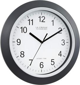 img 2 attached to ⏰ La Crosse Technology WT-3129B 12" Atomic Analog Wall Clock in Black