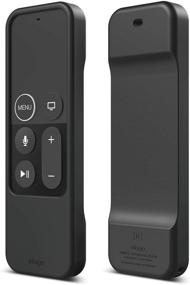 img 4 attached to 📺 elago R1 Intelli Case - Black - Magnet Technology - Anti-Slip - Lanyard Included - Heavy Shock Absorption - for Apple TV Siri Remote 4K / 4th Gen