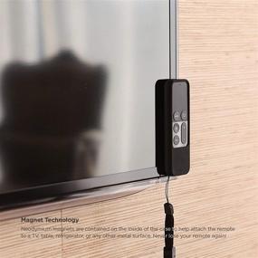 img 2 attached to 📺 elago R1 Intelli Case - Black - Magnet Technology - Anti-Slip - Lanyard Included - Heavy Shock Absorption - for Apple TV Siri Remote 4K / 4th Gen