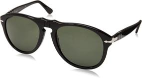 img 4 attached to Persol PO0649 Sunglasses Black Crystal - Stylish Men's Eyewear for Fashionable Accessories