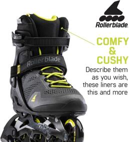 img 2 attached to 🎿 Rollerblade Macroblade 80 Men's Adult Fitness Inline Skate: Black and Lime Performance Skates – High-Quality Inline Skates for Your Active Lifestyle