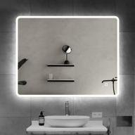 illuminated bathroom bluetooth waterproof horizontal logo