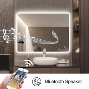 img 3 attached to Illuminated Bathroom Bluetooth Waterproof Horizontal