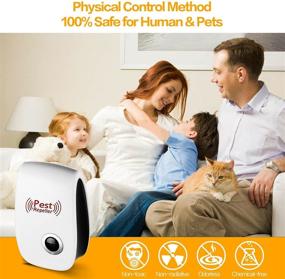 img 3 attached to 🐜 6 Pack Ultrasonic Pest Repeller - Electronic Plug-in Sonic Repellent for Flea, Mosquitoes, Mice, Spiders, Ants, Roaches - Non-Toxic & Safe for Humans and Pets