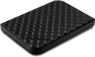 💎 reliable and fast: verbatim 4tb store 'n' go usb 3.0 portable hard drive in diamond black logo