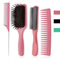 cestomen detangling hairbrush straight solution logo