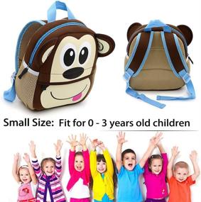 img 3 attached to Hipiwe Backpack Kindergarten Neoprene Backpacks Backpacks for Kids' Backpacks