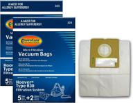 envirocare replacement micro filtration vacuum cleaner dust bags for hoover r30 canisters - 10 bags + 4 filters логотип