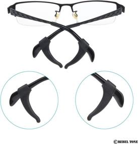 img 3 attached to 👓 Transparent Eyeglass Ear Grip Hooks: Enhance Comfort and Secure Fit