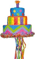 birthday cake pull string pinata logo