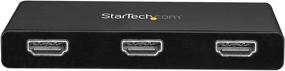 img 3 attached to StarTech.com USB-C к Тройному HDMI видеоразделителю - 3-портовый многомониторный адаптер - USB Type-C к HDMI MST хаб - Двойное 4К 30 Гц или Тройное 1080p - Совместим с Thunderbolt 3 - Только для Windows (MSTCDP123HD)