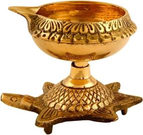 img 2 attached to 🐢 Hashcart 4 Pcs Kuber Turtle Diya: Handmade Oil Lamp for Diwali Decoration - Traditional Indian Deepawali Gift Items