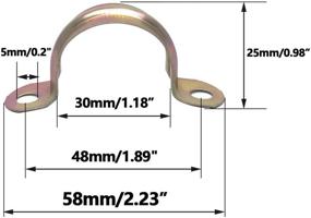 img 1 attached to Кронштейн из оцинкованного натяжения в ассортименте 50 шт. (30 мм)