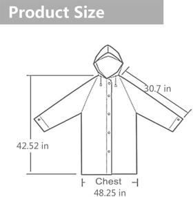 img 3 attached to Portable Raincoat Adults Reusable Sleeves