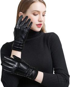 img 3 attached to 🧤 Ultimate Thermal Leather Windproof Mittens for Outdoor adventures