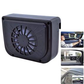 img 4 attached to Car Ventilator Window Solar Ventilator, Solar-Powered Exhaust Fan for Car Radiator with Window Windshield Auto Air Vent Cooling System for Cooler Driving Experience