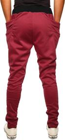 img 1 attached to Comfy and Stylish: HEMOON Men's Casual Jogger Pants with Convenient Pockets