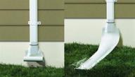 🌈 frost king de46wh 46-inch x 8.5-inch white auto roll out downspout extender - set of 2 logo