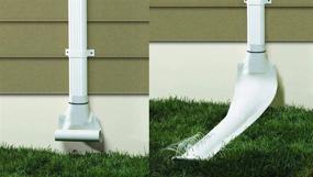 img 1 attached to 🌈 Frost King DE46WH 46-inch x 8.5-inch White Auto Roll Out Downspout Extender - Set of 2