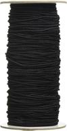 📿 darice black elastic cording for beading and jewelry making (item 1921 3772) logo