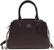 сумка lillie carryall из холста signature, цвет - оксблуд. логотип