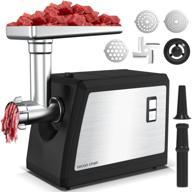 grinder electric chef sausage stainless logo