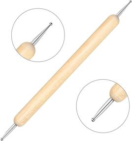 img 1 attached to 💅 Professional Dotting Tools for Nail Art: 10pcs with 9 Sizes, Perfect for Rock and Mandalas Painting - Includes Storage Bag