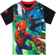 marvel boys spiderman t shirt multicolored logo