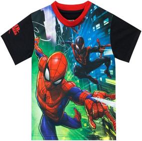 img 3 attached to Marvel Boys Spiderman T Shirt Multicolored