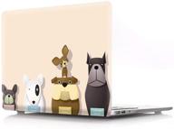 🐶 hrh cartoon dog design laptop hard shell case for macbook pro 13" (a1278) - ultimate protection for cd-rom drive, 2012/2011/2010/2009/2008 releases logo