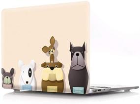 img 4 attached to 🐶 HRH Cartoon Dog Design Laptop Hard Shell Case for MacBook Pro 13" (A1278) - Ultimate Protection for CD-ROM Drive, 2012/2011/2010/2009/2008 Releases