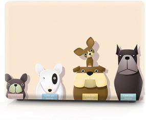 img 3 attached to 🐶 HRH Cartoon Dog Design Laptop Hard Shell Case for MacBook Pro 13" (A1278) - Ultimate Protection for CD-ROM Drive, 2012/2011/2010/2009/2008 Releases