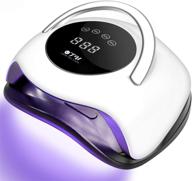 💅 120w uv led nail light with 4 timer settings, otu professional nail dryer for gel nail polish, auto sensor-nail polish curing gel led dryer logo