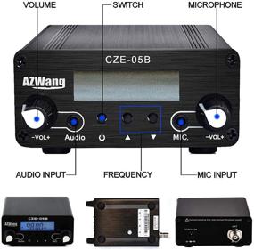 img 3 attached to 📻 Church FM Stereo Transmitter - 0.5W/0.1W 76MHz~108MHz LCD FM Transmitter Broadcast Mini Radio Station