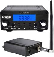 📻 church fm stereo transmitter - 0.5w/0.1w 76mhz~108mhz lcd fm transmitter broadcast mini radio station logo