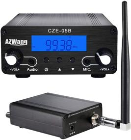 img 4 attached to 📻 Church FM Stereo Transmitter - 0.5W/0.1W 76MHz~108MHz LCD FM Transmitter Broadcast Mini Radio Station