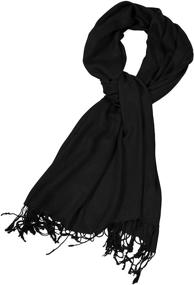 img 2 attached to 🧣 Sakkas Silky Soft Pashmina Shawl Wrap Stole: Luxurious & Versatile"