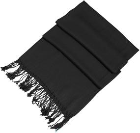 img 3 attached to 🧣 Sakkas Silky Soft Pashmina Shawl Wrap Stole: Luxurious & Versatile"