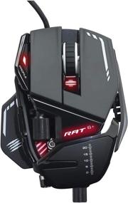 img 1 attached to 🖱️ Mad Catz R.A.T. 8+ Fully Adjustable Wired Gaming Mouse - 16000 DPI Optical Sensor - 11 Programmable Buttons and RGB Lighting - Black: Enhancing your gaming experience