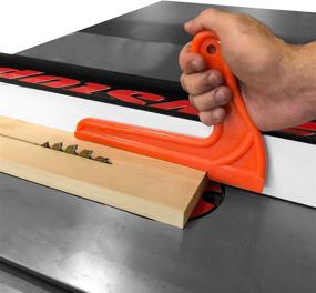 img 1 attached to Fulton Woodworking Safety Push Block & Stick Combo, 5-Piece Set in Vibrant Safety Orange - Suitable for Table Saws, Router Tables, Jointers, and Band Saws, Perfect for Woodworkers