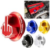 middle finger novelty engine aluminum logo